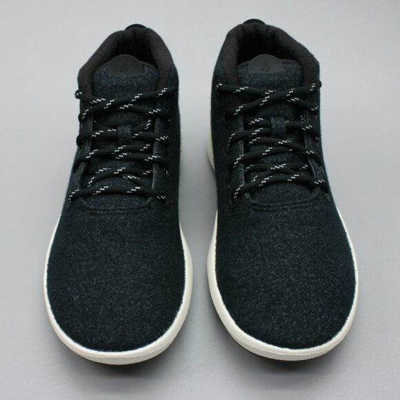Allbirds Mens 12 WRUM Wool Runner Up Mizzles Black Charcoal High-top Shoes Boots - Picture 5 of 12
